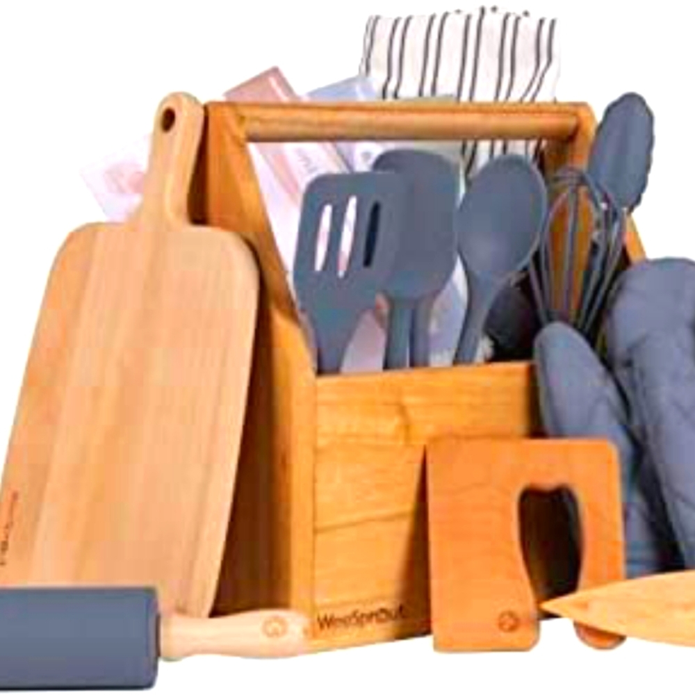 Little Chef Kids REAL Cooking & Baking Set, 14 Piece Cooking Set